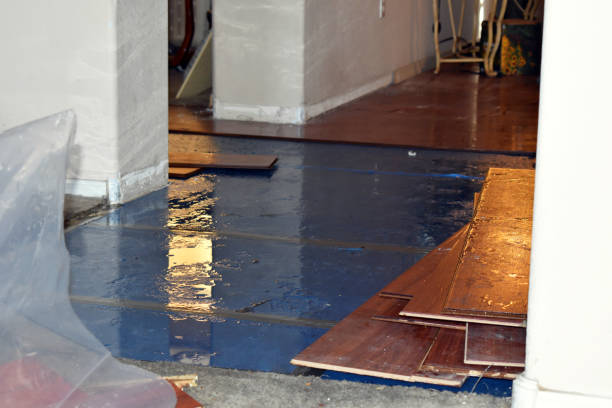 Professional Burst Pipe Cleanup technician working in Westfield, NJ